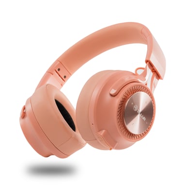 Écouteurs supra-auriculaires Bluetooth Tellur Feel, rose