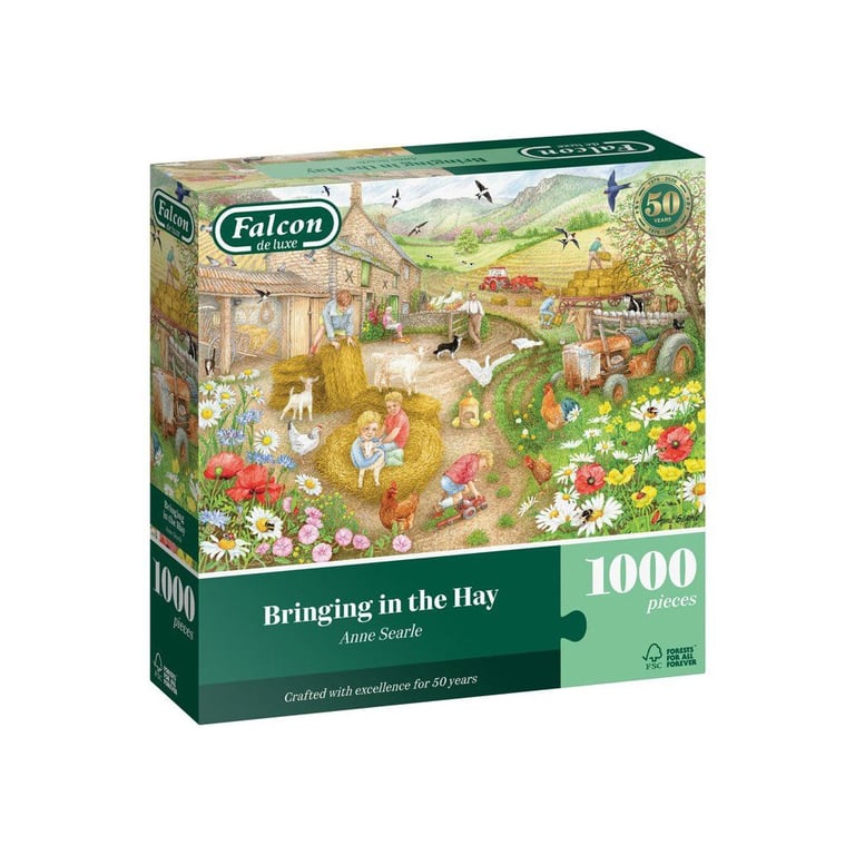 Jumbo Puzzle - FALCON - Bringing in the Hay - 1000 pièces - Dès 12 ans
