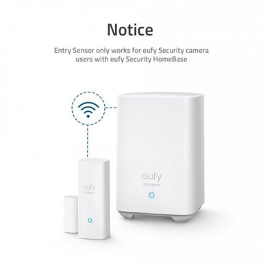 EUFY Sensor de apertura de puertas Blanco