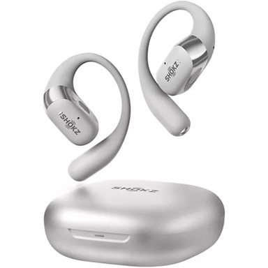 Cuffie sportive SHOKZ OpenFit 2+ Beige True Wireless con DualBoost™ e Dolby Audio