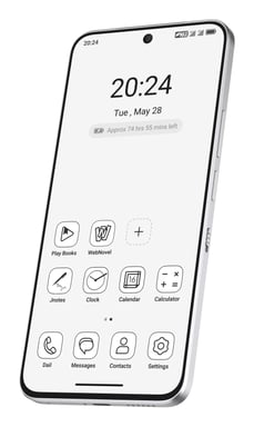 TCL 60 Ultra NXTPAPER (5G) 512 Go, Blanc