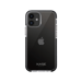 Funda trasera de malla deportiva para Apple iPhone 12 mini, negro azabache