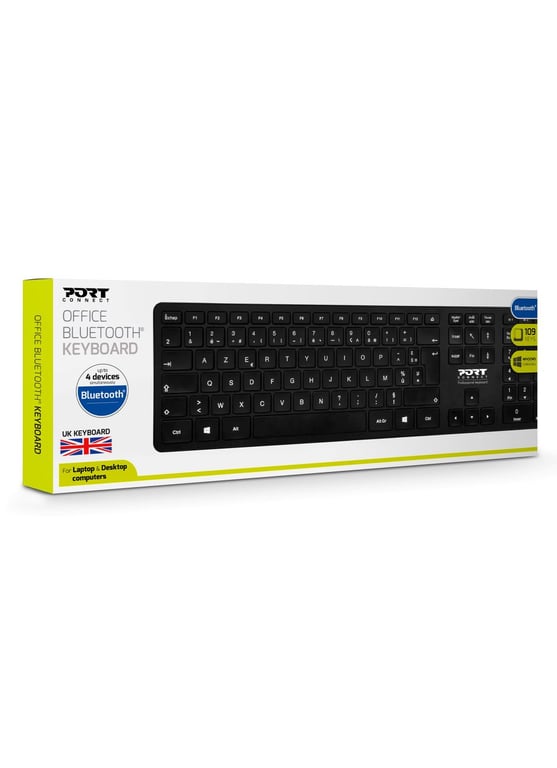 Clavier Sans Fil Bluetooth Port Designs 900903 – AZERTY Français, 10m Portée - vue 3
