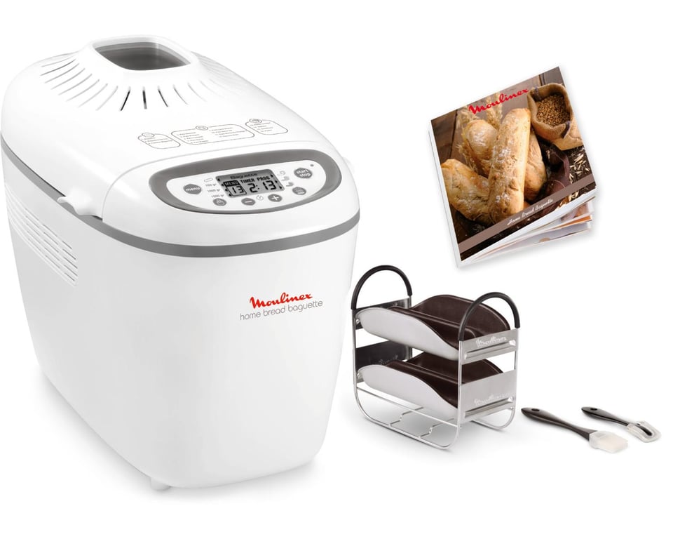 Machine à Pain Moulinex Home Bread Baguette OW610110 – 1650 W, 16 Programmes, 1,5 kg - vue 4