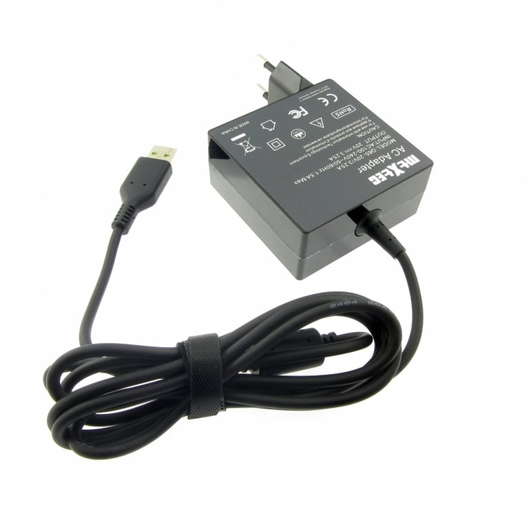 Charger (power supply) for LENOVO ADL40WDC, 20/5.2V, 2A, plug USB