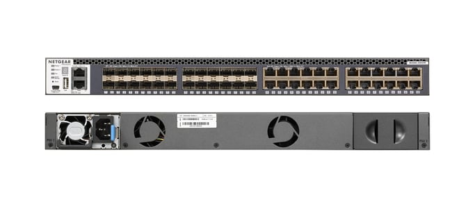 NETGEAR M4300-24X24F/US/EMEA Géré 10G Ethernet (100/1000/10000) 1U Gris - Neuf