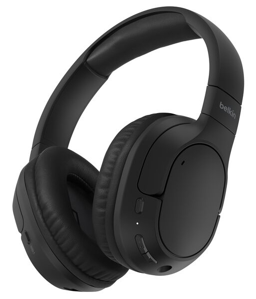 Belkin AUD009HQBK casque Casques Sans fil Arceau Appels/Musique USB Type-C Bluetooth Noir - Neuf