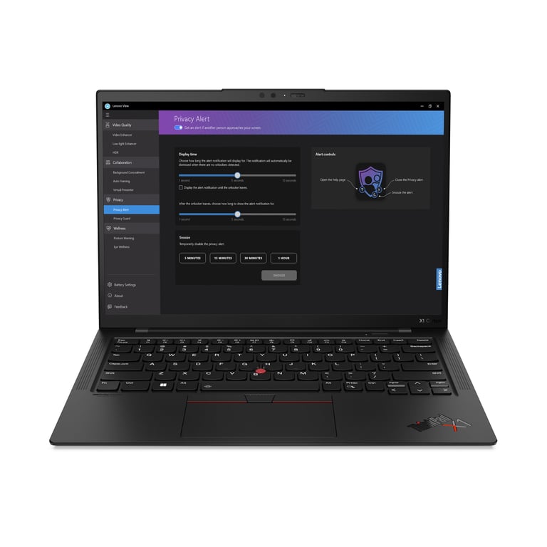 Lenovo ThinkPad X1 Carbon Gen 11 Intel® Core™ i7 i7-1355U Ordinateur portable 35,6 cm (14 ) Écran tactile WUXGA 16 Go LPDDR5-SDRAM 512 Go SSD Wi-Fi 6E (802.11ax) Windows 11 Pro Français Noir - Neuf