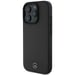 Funda Mercedes para iPhone 16 Pro Max 6.9'' negra con textura y cuero liso Funda rígida MagSafe