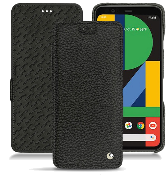 Housse cuir Google Pixel 4 XL - Rabat horizontalNoir