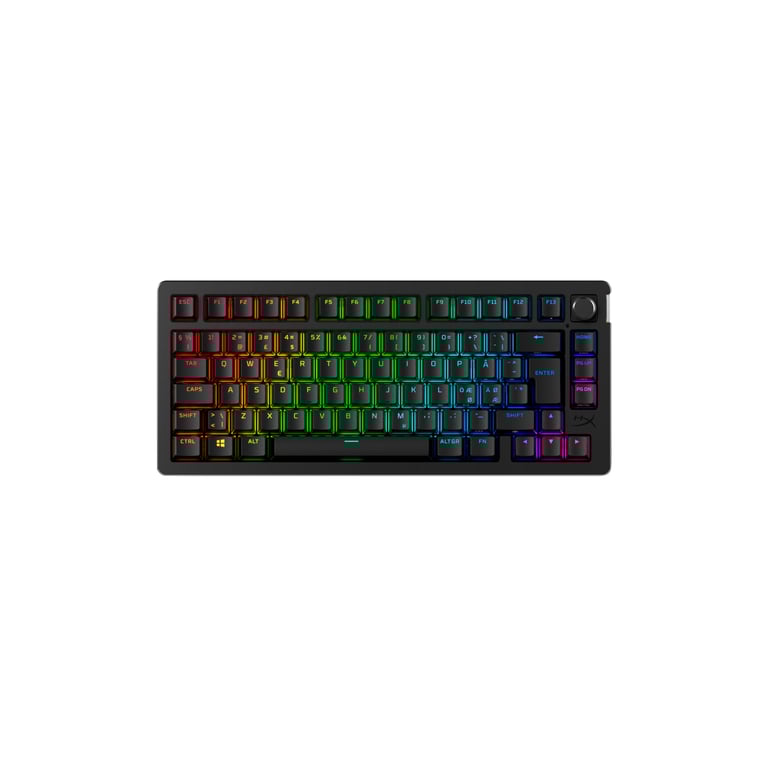 Clavier Gaming sans fil Azerty HyperX Alloy Rise 75 - vue 3