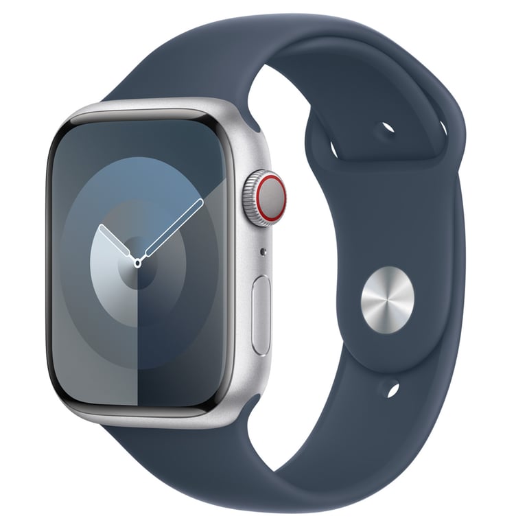 Bracelet Sport pour Apple Watch Series 1 t/m 11 / SE / Ultra (44/45/46/49 mm) - Taille S/M - Storm Blue - Neuf