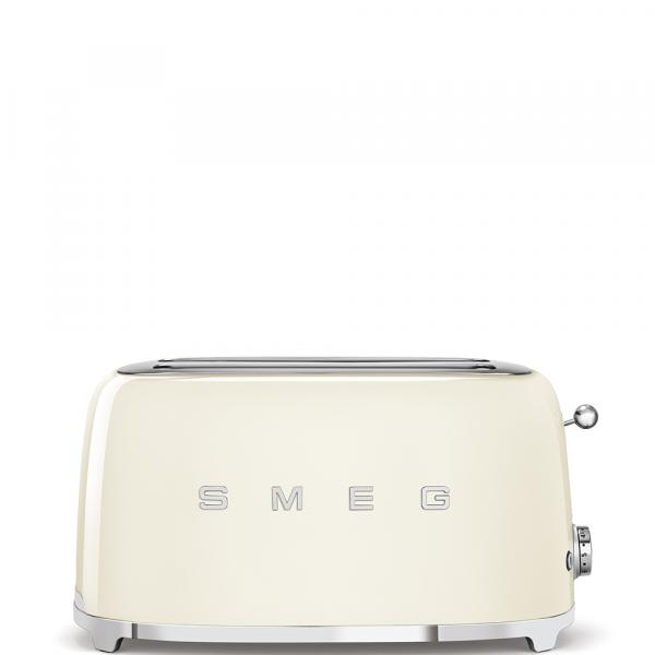 Grille-Pain SMEG TSF02CREU – 4 Tranches, 1500W, 6 Niveaux de Brunissage - vue 6