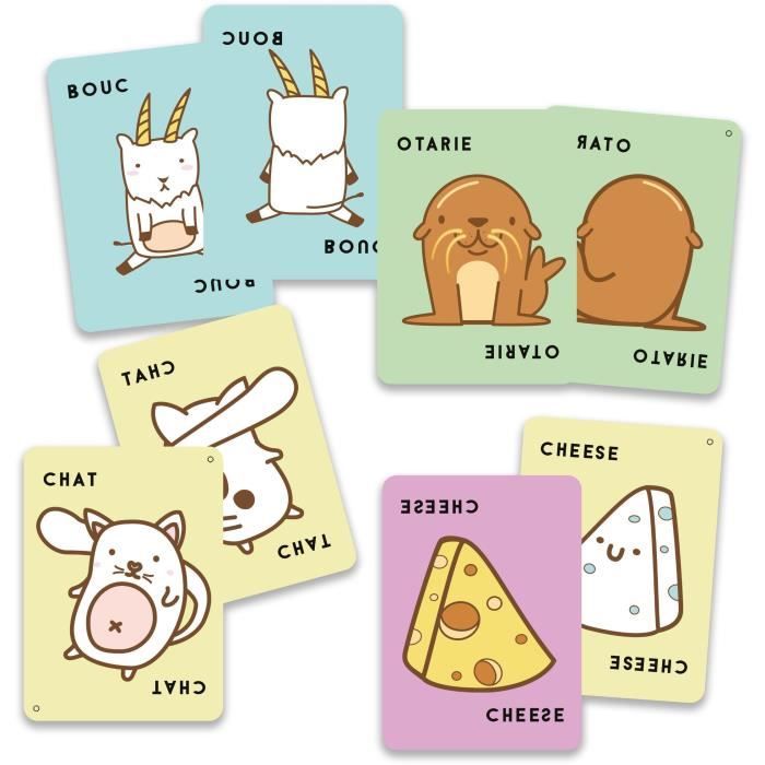 Taco Verso Bouc Cheese Pizza Jeu d'ambiance Rapidité et observation Dès - vue 3