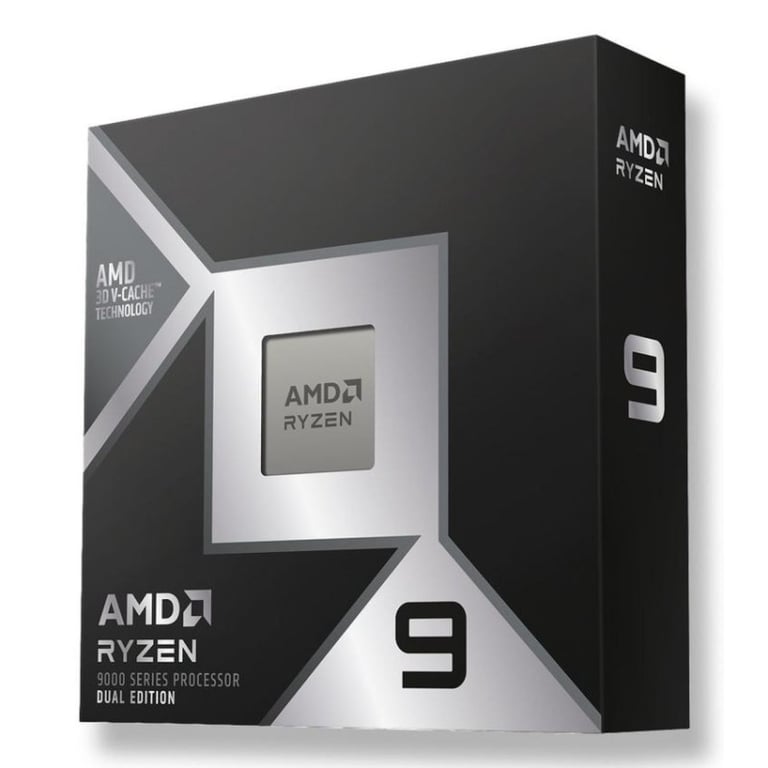 Processeur AMD Ryzen 9 9950X3D2 Dual Edition 16 Cœurs 4 3 GHz Base 5 6 GHz Turbo - vue 4