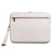 DKNY Elegante funda para PC de 13 / 14 pulgadas con estampado de cuadros y rayas Rosa