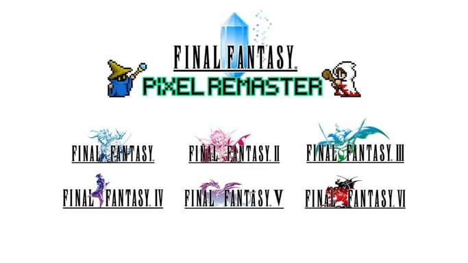 Final Fantasy I-VI Pixel Remaster Collection Nintendo SWITCH - Importación Asia