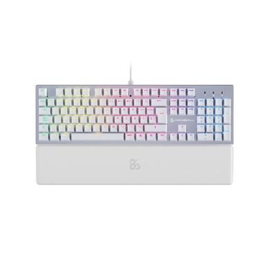 Newskill Serike V2 Blanco | Switch Red Hotswap | Teclado Mecánico Gaming