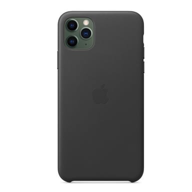 Funda de piel negra para Apple iPhone 11 Pro Max