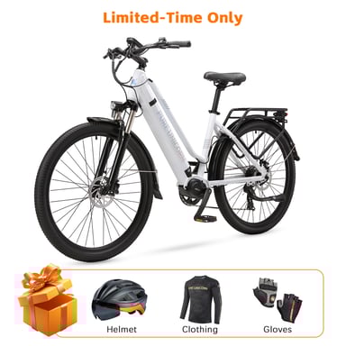 E-Bike PURE UNICORN U8 500W a motore centrale per pendolari, batteria Samsung 48V 14AH