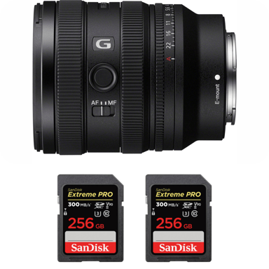 Objetivo Sony FE 16-25mm f/2.8 G + 2 SanDisk 256GB Extreme PRO UHS-II + Ebook ''20 consejos para fotos que impactan''