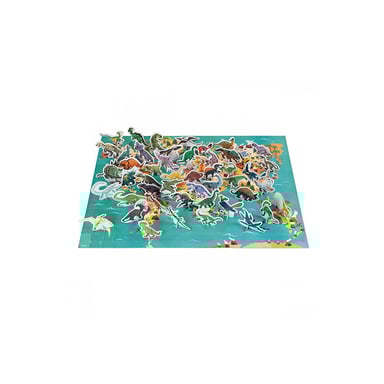 Puzzle Éducatif Dinosaures 200 Pièces - Explorez le Monde Préhistorique