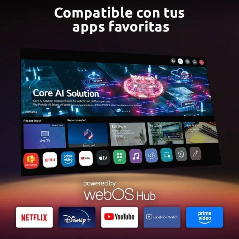 Nilait Luxe 43UD8004SWOS 43 QLED UHD 4K Smart TV WEBOS - vue 3