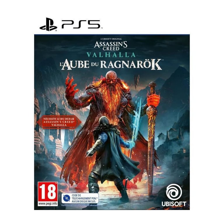 Assassin' Creed Valhalla Extension 'Aube du Ragnarok Code de Telechargement dans la Boite PS5 - vue 2