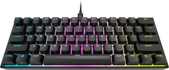 Corsair K65 RGB MINI Tastiera USB Francese QWERTY Nero
