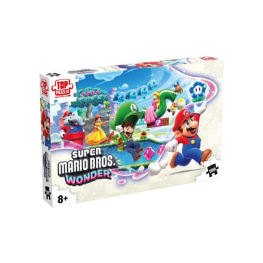 Puzzle 500 pièces Winning Moves Super Mario Bros. Wonder avec poster 1:1 Multicolore