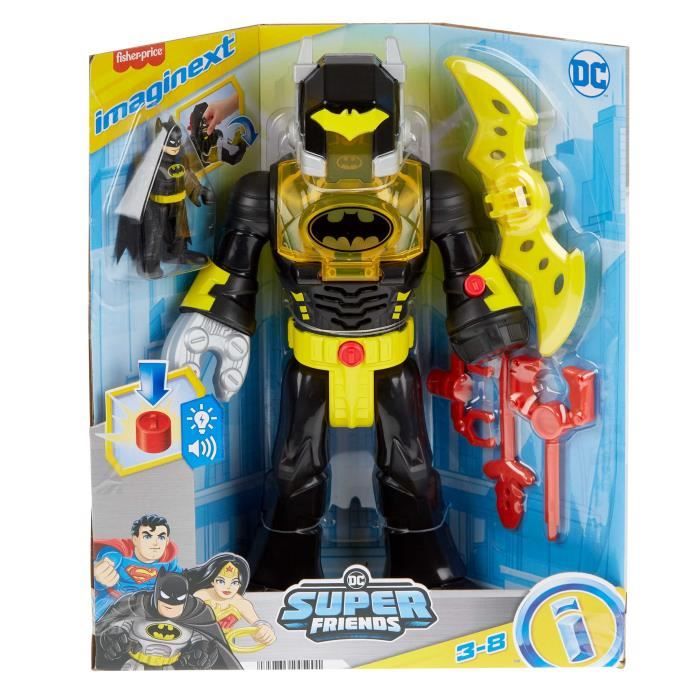 Fisher Price DC Super Friends Batman dans son Exosquelette robot Imaginext HYG31