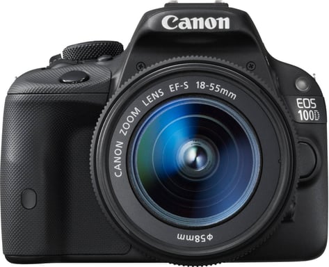 Canon EOS 100D + EF-S 18-55DCIII Kit d'appareil-photo SLR 18 MP CMOS 5184 x 3456 pixels Noir