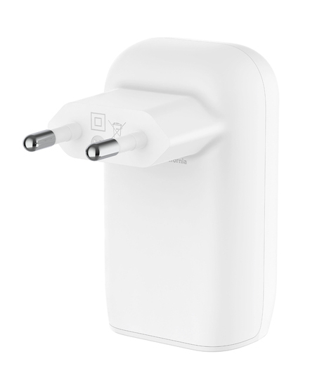 Belkin WCC002VFWH chargeur d'appareils mobiles Ordinateur portable, Smartphone, Tablette Blanc Secteur Charge rapide Intérieure - Neuf