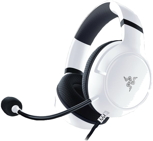 Razer Kaira X Casque Avec fil Arceau Jouer Noir, Blanc