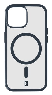 Cellularline Pop Mag - Custodia per iPhone 15 Custodia trasparente con bordi colorati compatibile con l'ecosistema Magsafe Apple iPhone 15