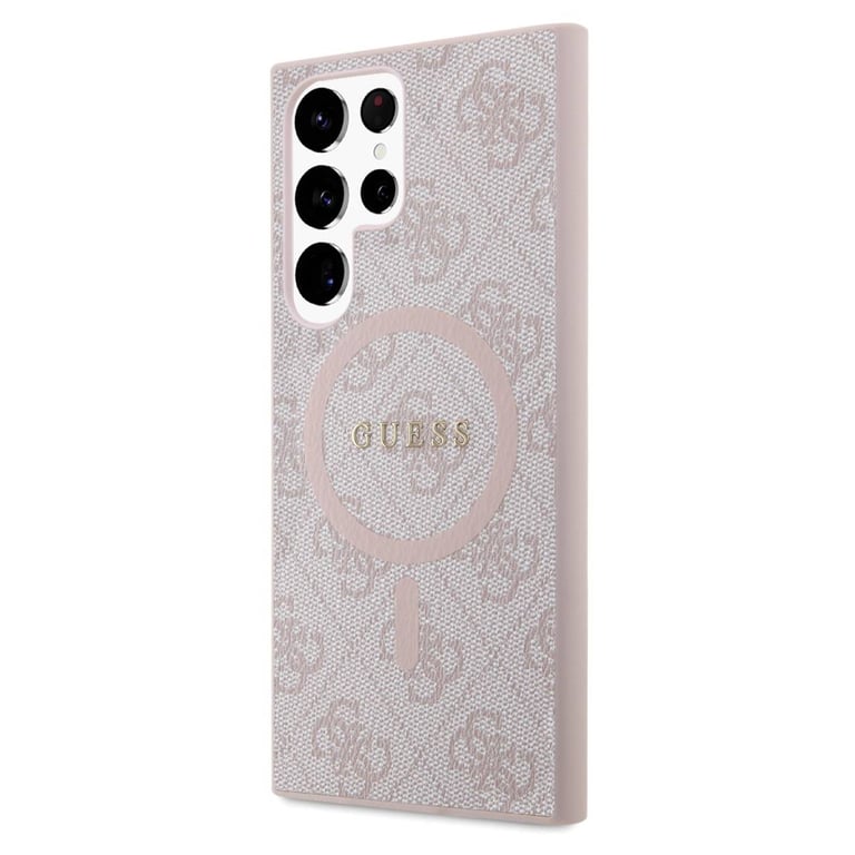 Coque de téléphone Guess 4G Collection Cuir et métal Compatible MagSafe - vue 7