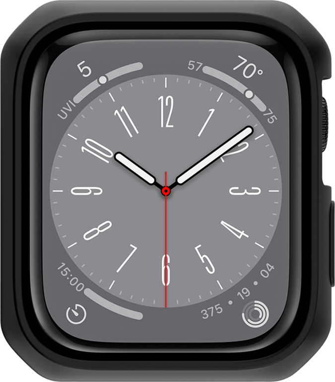 Itskins Coque Pour Apple Watch 7/8/9 38-40-41mm Renforcée Spectrum R Solid Noir
