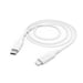 Cavo di ricarica rapida/dati, USB Type-C Lightning, 1 m, bianco