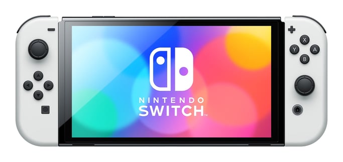 Nintendo Switch OLED + Mario Kart 8 Deluxe + Switch Online 12 Months videoconsola portátil 17,8 cm (7'') 64 GB Pantalla táctil Wifi Blanco