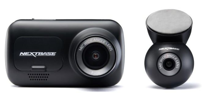 Dashcam Nextbase 320X Full HD 1080p con Telecamera Posteriore Grandangolare e Scheda SD da 32GB