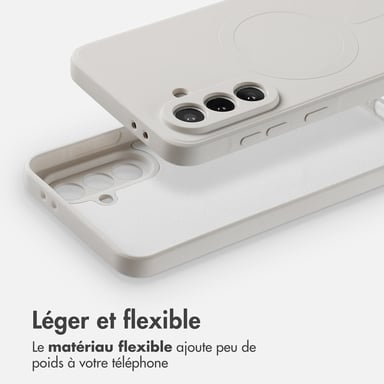 imoshion Coque Couleur avec MagSafe pour Samsung Galaxy A56 - Beige