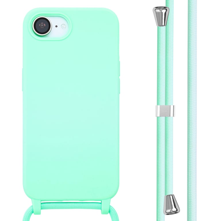 Custodia iPhone 13 Pro | Botanical green sweet flower heaven | Custodia con cordino | Ellila Designs