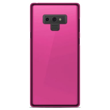 Coque silicone unie compatible Givré Rose Samsung Galaxy Note 9