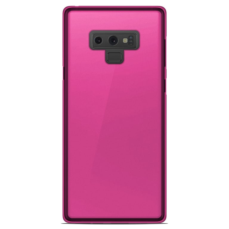 Coque silicone unie compatible Givré Rose Samsung Galaxy Note 9 - 1001  coques