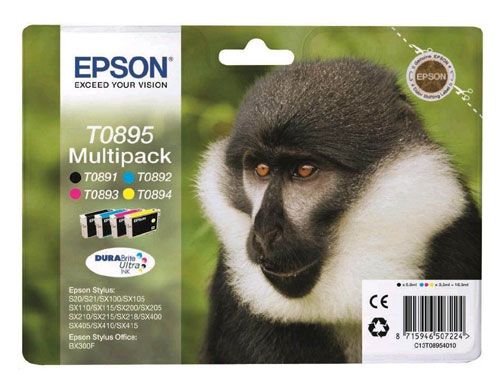 Epson Cartouche d'encre multipack T0895 4 couleurs# - vue 5