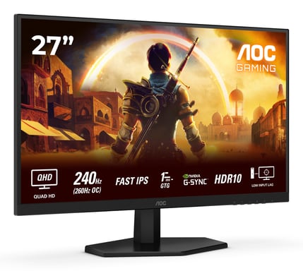 AOC G4 Q27G42ZE pantalla para PC 68,6 cm (27'') 2560 x 1440 Pixeles Quad HD LCD Negro, Rojo