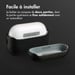 Accezz Coque en cuir véritable pour  Apple AirPods Pro 2 - Noir