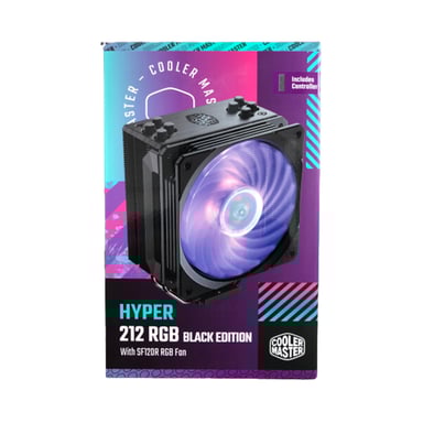 Cooler Master Hyper 212 RGB Black Edition con processore LGA1700 12 cm nero