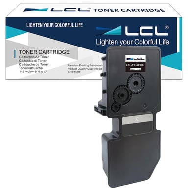 TK-5230 TK5230 Negro Cartucho de Tóner Compatible para TK-5230 TK-5230K TK5230K Compatible con Ecosys P5021 P5021cdn P5021cdw M5521 M5521cdn M5521cdw (1-Pack)
