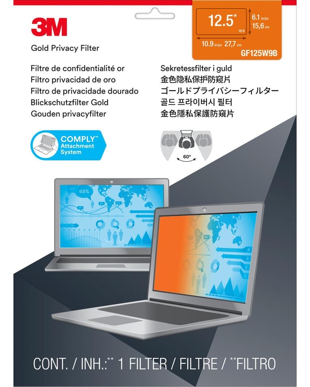 Filtre De Confidentialité 3M – Pour Ordinateur Portable 12,5" - vue 6